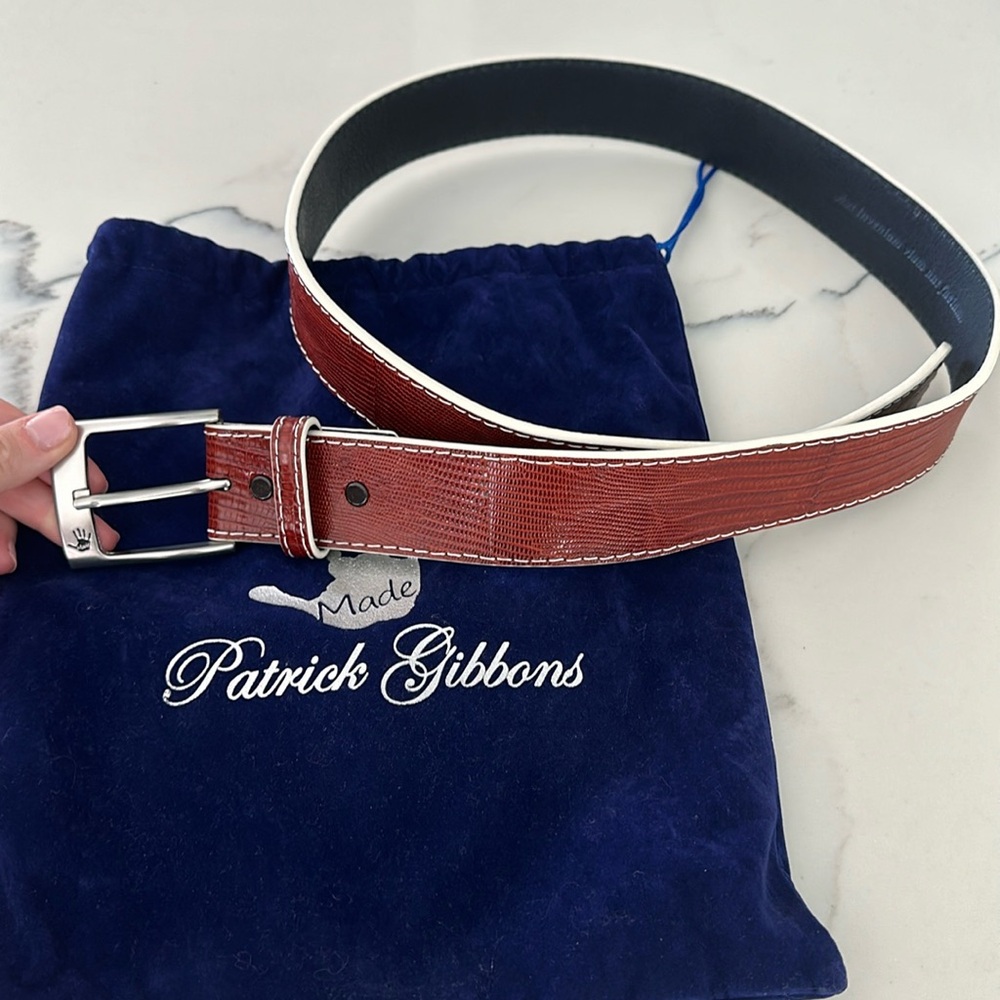 Patrick Gibbons Lizzard Belt